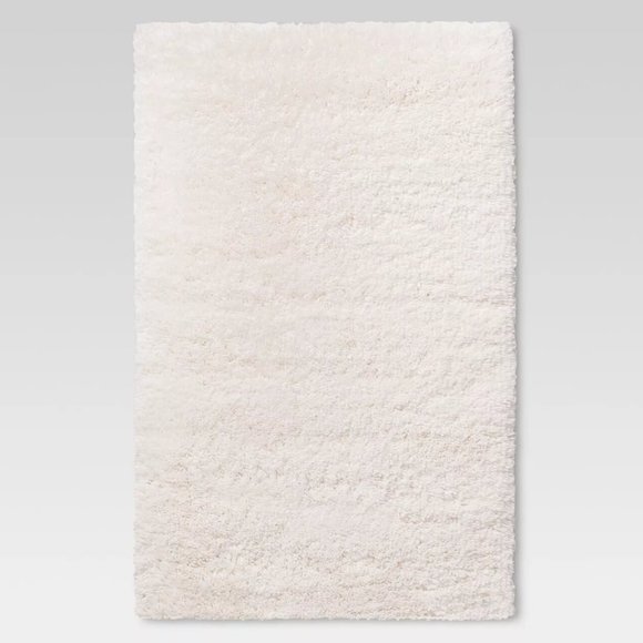 Room Essentials Other - Plush Shag Accent Rug, White